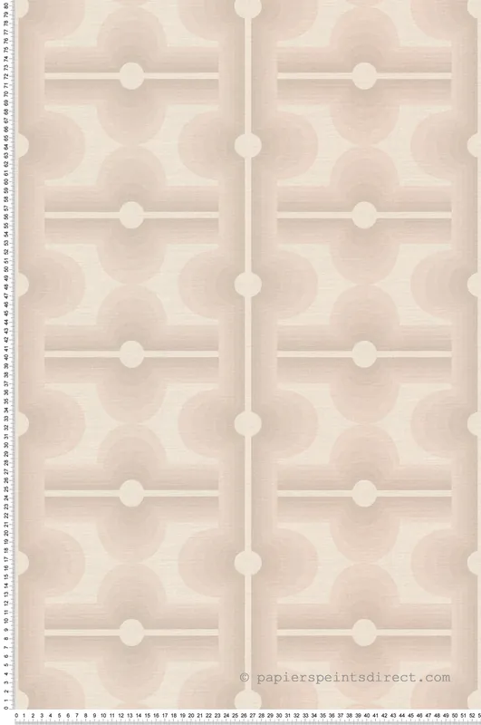 Offre Exclusive Papier peint Années 70 Graphique grège - Retro Chic d‘A.S. Création Réf. AS-395335
