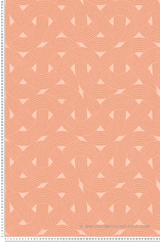 Affaire À Saisir Papier peint Graphique Noeud Corde rose doré - Arcade d‘Architects Paper Réf. 39175-2
