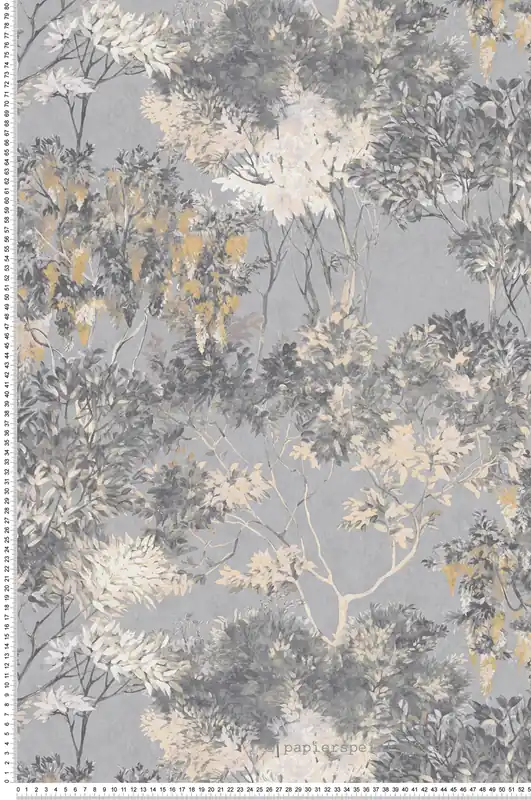 Offre Spéciale Papier peint Forêt Peinte gris - Arcade d‘Architects Paper Réf. 39173-4
