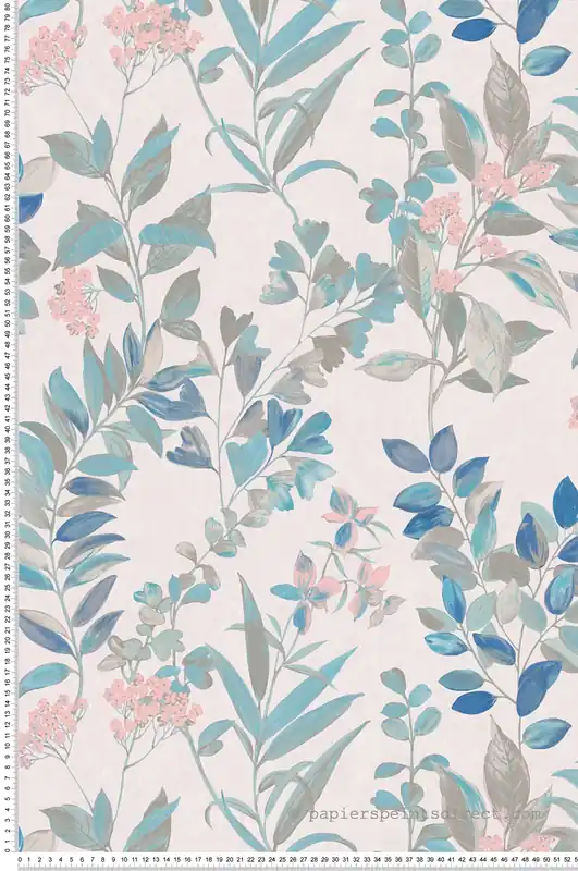 Papier peint Végétation Fleur bleu - Arcade d‘Architects Paper Réf. 39171-2 Quantité Limitée