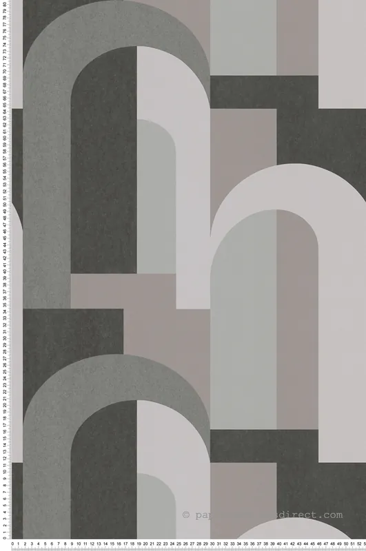 Usine Directe Papier peint Arches Rectangles gris - Arcade d‘Architects Paper Réf. 39170-4