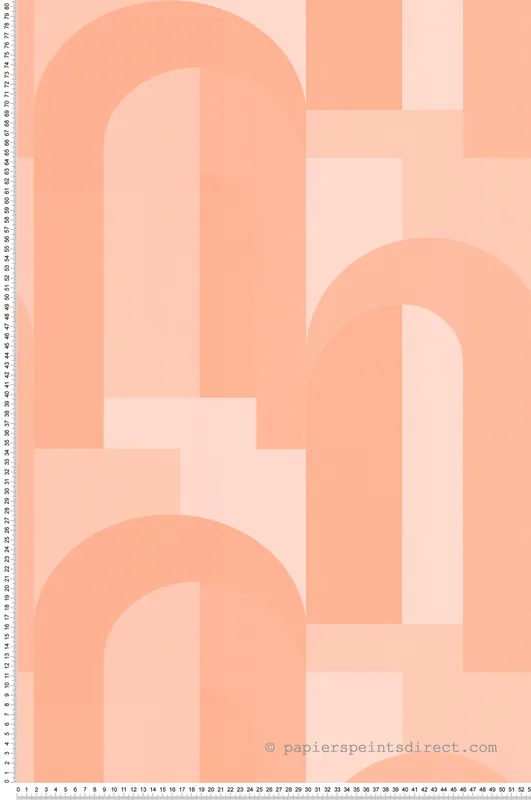 Papier peint Arches Rectangles rose saumon - Arcade d‘Architects Paper Réf. 39170-2 Livraison Express
