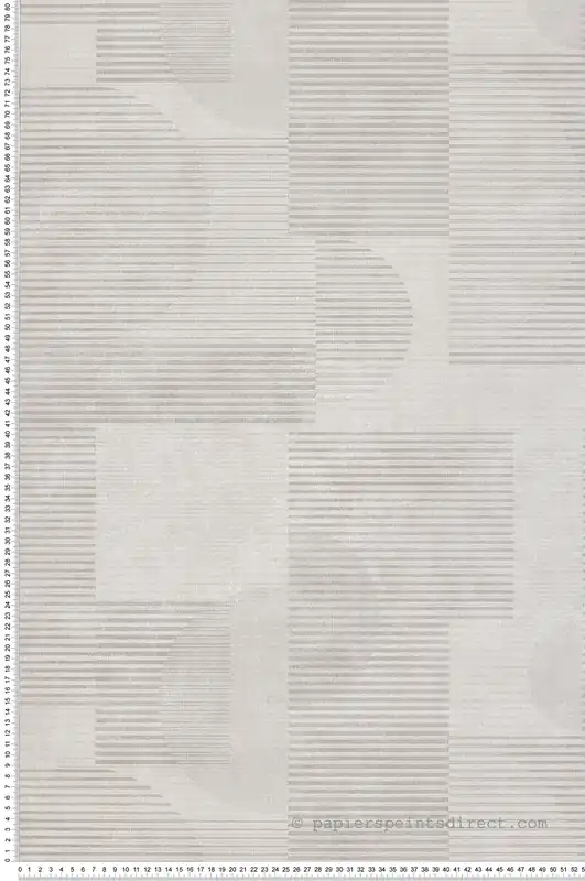 Meilleure Vente Papier peint Géométrique Cercle nacré - Allure de Lutèce Réf. LTC-AL26280