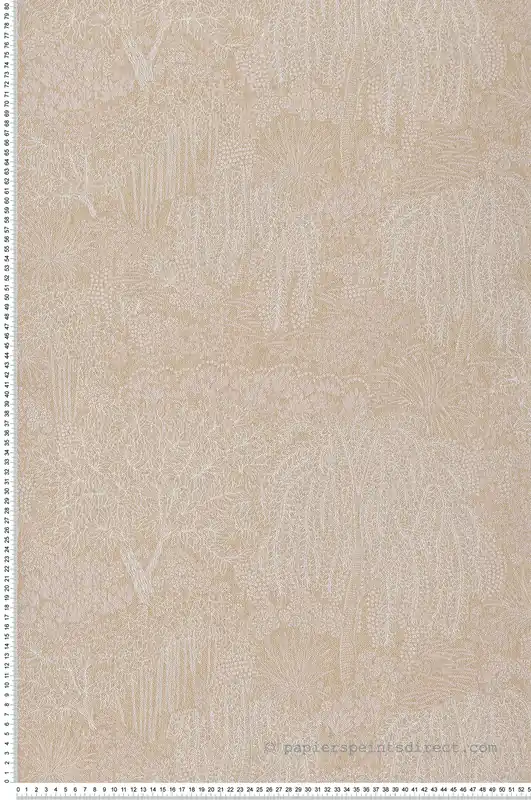 Papier peint Jardin Minimaliste beige nude - Allure de Lutèce Réf. LTC-AL26261 Dernier Modèle