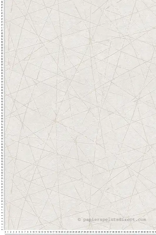 Vente Directe Papier peint Lignes Maha Métal blanc cassé nacré - Metropolitan Stories 3 d‘A.S. Création Réf. AS-391771