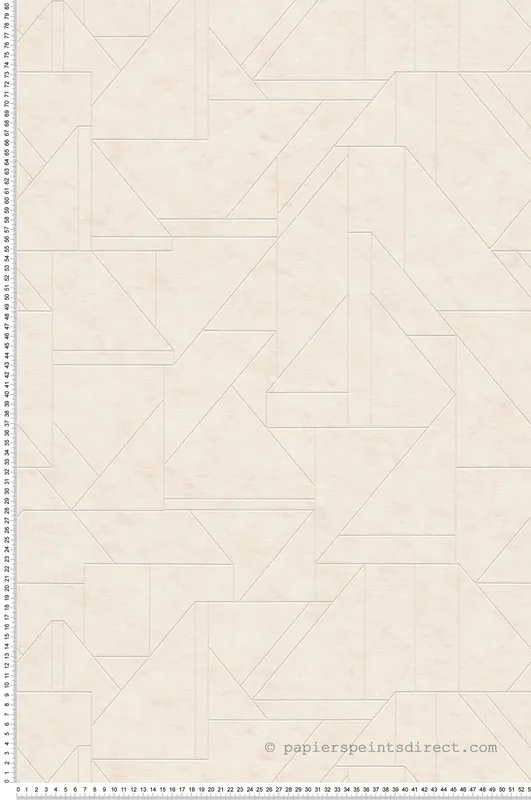 Bon Plan Papier peint Géométrique David beige rosé nacré - Metropolitan Stories 3 d‘A.S. Création Réf. AS-391182