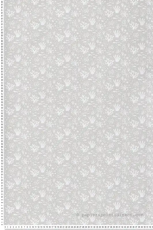 Meilleur Prix Papier peint Coraux gris blanc - Babyland 2 de Lutèce Réf. LTC-14853