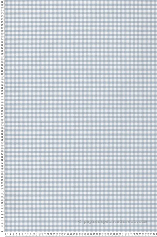 Offre Spéciale Papier peint Carreaux Vichy bleu horizon - Babyland 2 de Lutèce Réf. LTC-14846
