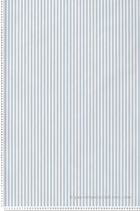 Super Prix Papier peint Rayures bleu blanc - Babyland 2 de Lutèce Réf. LTC-14866