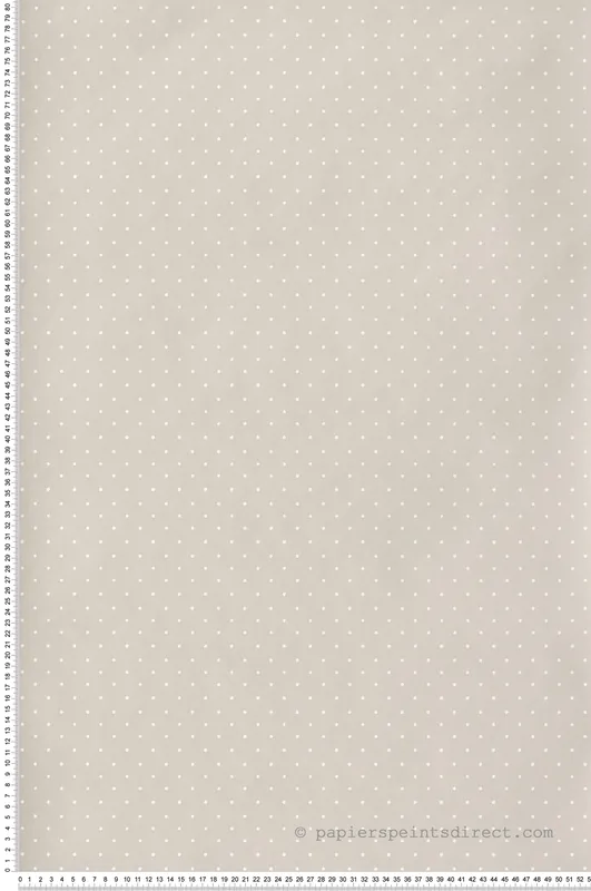 Papier peint Plumetis À Pois blanc beige - Babyland 2 de Lutèce Réf. LTC-14862 Meilleur Prix