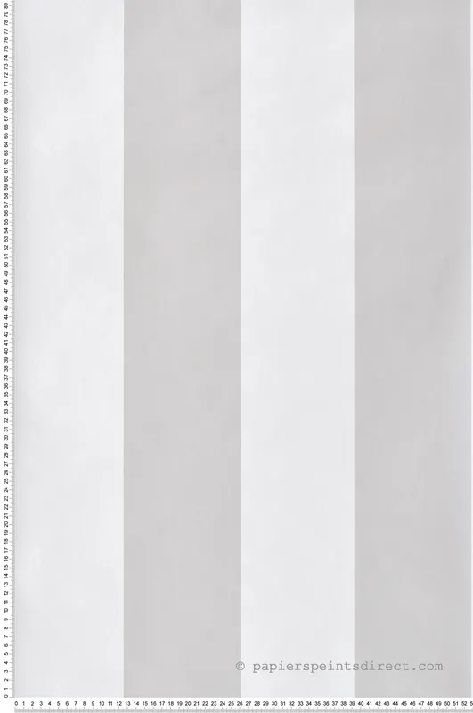 Affaire À Saisir Papier peint Big Rayure gris blanc - Babyland 2 de Lutèce Réf. LTC-14857