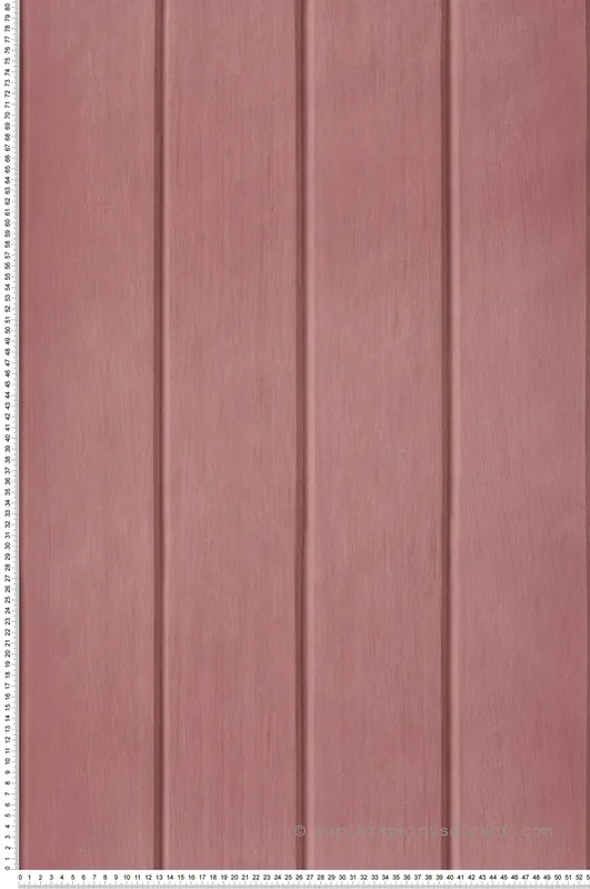 Papier peint Lambris Bois Épicéa vieux rose foncé - Babyland 2 de Lutèce Réf. LTC-14878 Commander Maintenant