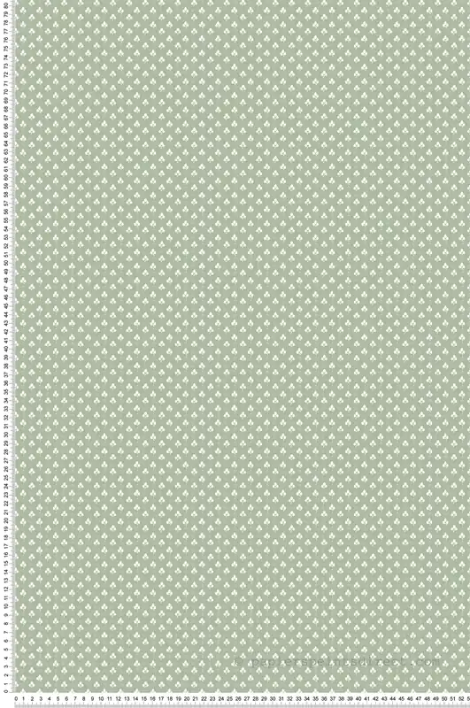 Papier peint Mini Feuille Charme vert amande - My Little Cottage de Montecolino Réf. MC-M12361 Offre Exclusive