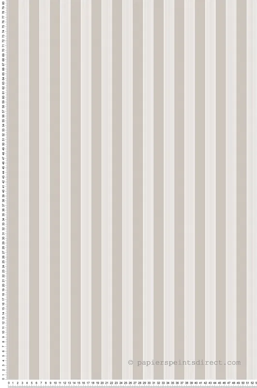 Papier peint Rayure Classique gris blanc - My Little Cottage de Montecolino Réf. MC-M12383 Prix Promo