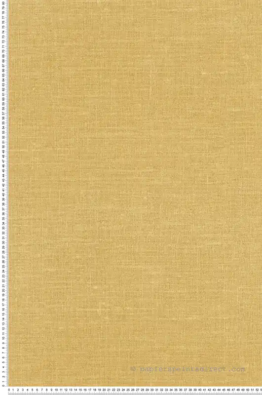 Papier peint Faux Uni Toile de Jute jaune polen - Séjours & Chambres de Lutèce Réf. LTC-133295402 Satisfait Ou Remboursé