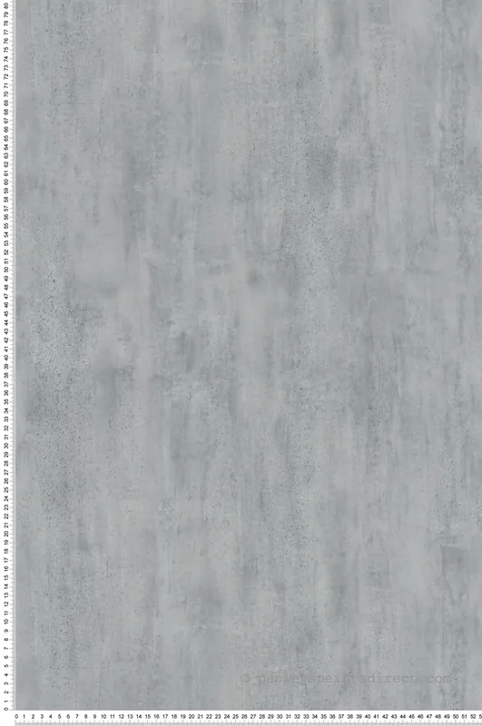 Offre Exclusive Papier peint Faux Uni Béton Ciré Goutelette gris souris - Séjours & Chambres de Lutèce Réf. LTC-133220329