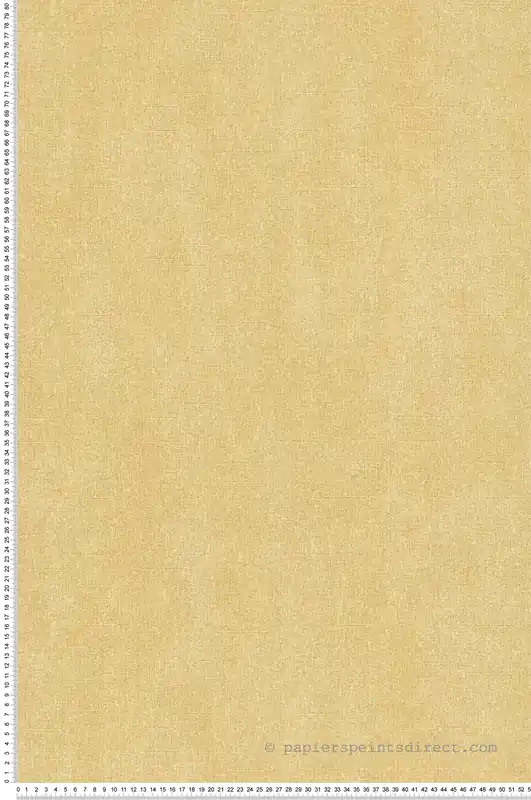 Populaire Papier peint Faux Uni Toilé jaune paille - Séjours & Chambres de Lutèce Réf. LTC-11220602
