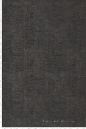 Offre Spéciale Papier peint Faux Uni Johara noir ébène - Mouvements de Casamance Réf. CAS-74392922