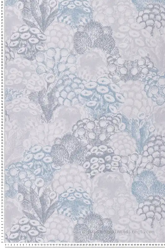 Solde Papier peint Coraux Marins mauve bleu violet - Cuisines & Bains de Lutèce Réf. LTC-51231409