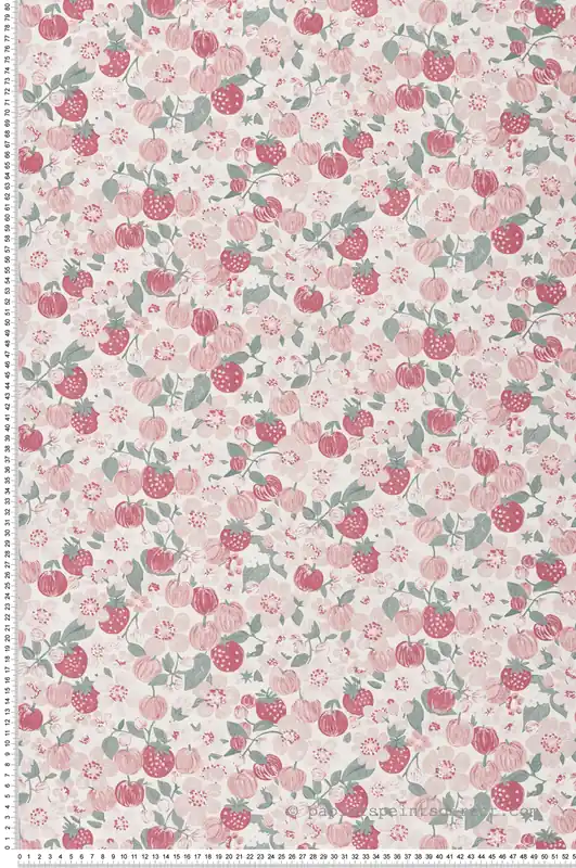Offre Spéciale Papier peint Fruits & Fleurs rose - Cuisines & Bains de Lutèce Réf. LTC-51230710