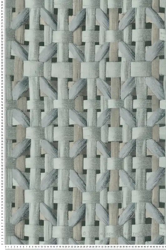 Papier peint Claustra Bois vert - Ornata de Montecolino Réf. MC-65341 Acheter En Ligne