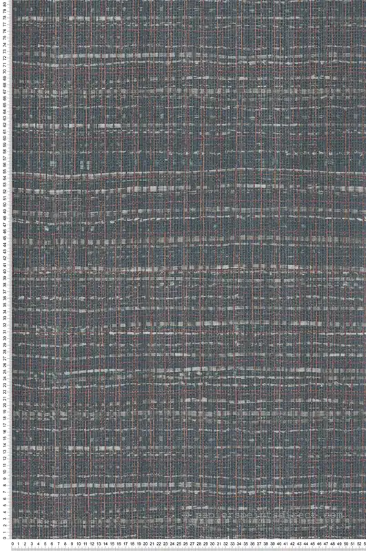 Papier peint Paille Japonaise bleu paon bordeaux prune - Ornata de Montecolino Réf. MC-27103 Usine Directe
