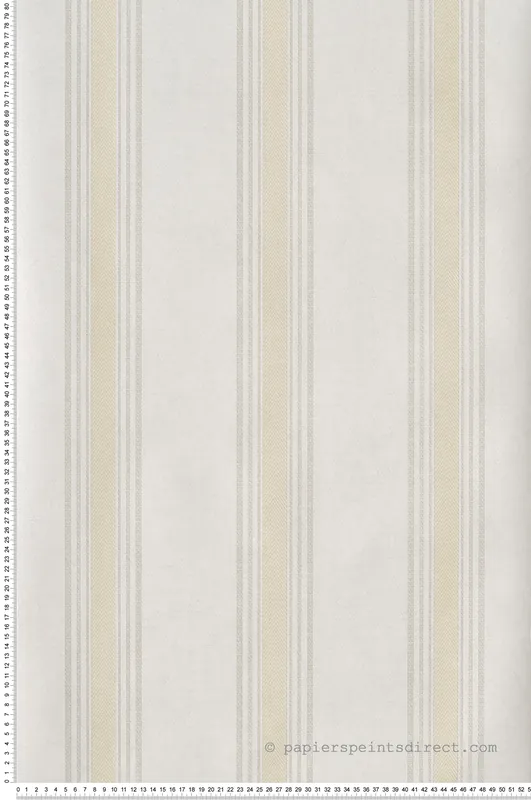 Papier peint Rayure Toile Chevron jaune lin - Romance de Lutèce Réf. LTC-19096 Bon Plan