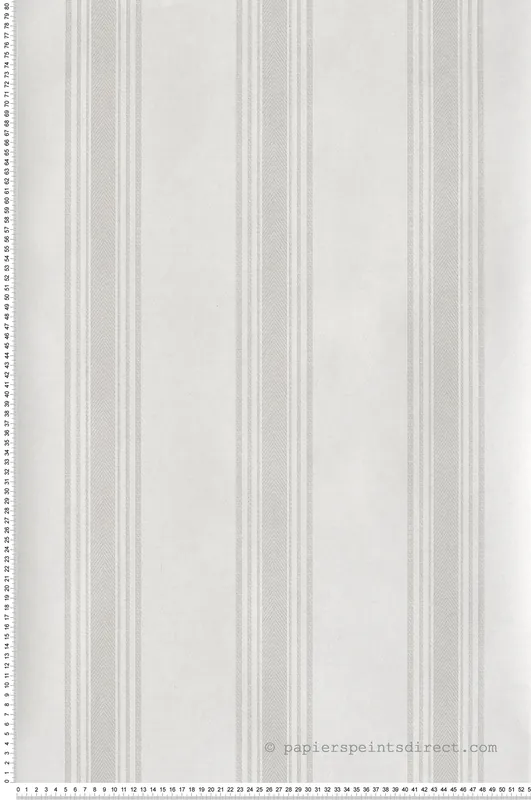 Papier peint Rayure Toile Chevron gris - Romance de Lutèce Réf. LTC-19094 Vente Flash
