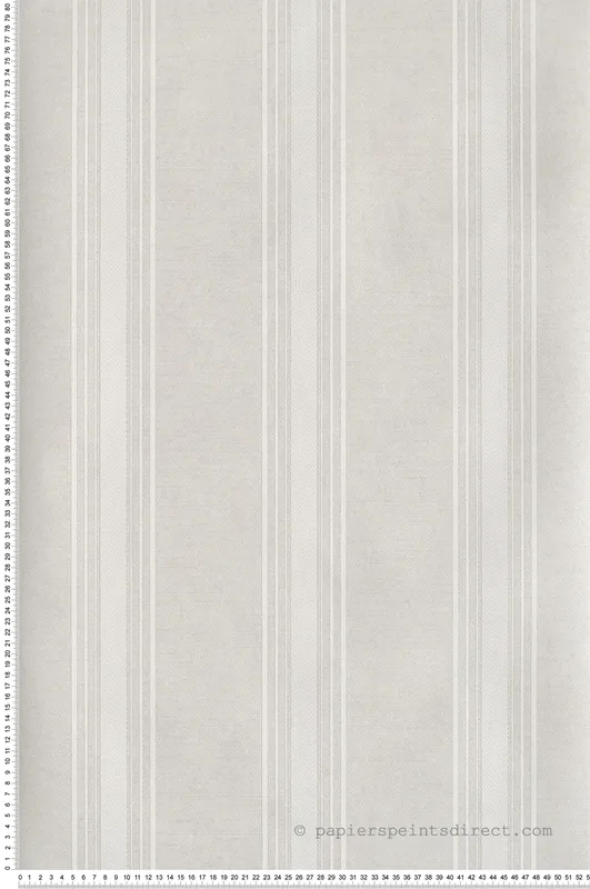 Papier peint Rayure Toile Chevron gris souris - Romance de Lutèce Réf. LTC-19093 Vente Directe