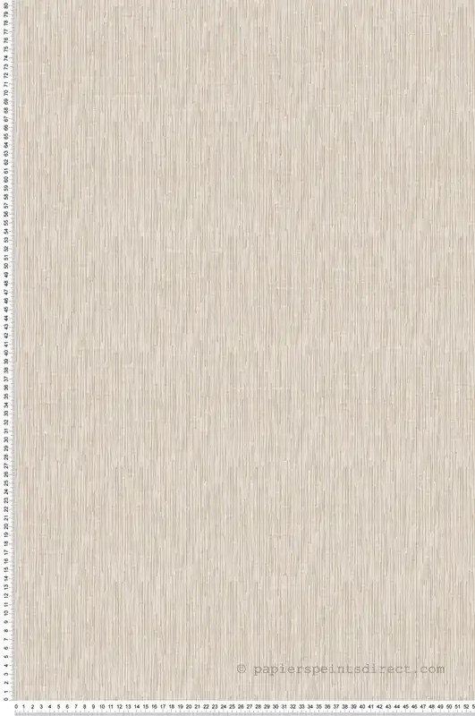 Promotion Saisonnière Papier peint Faux Uni Stries beige - Romance de Lutèce Réf. LTC-19103