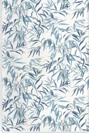 Acheter Direct Papier peint Branchage Bambou bleu - Greenhouse de York (Initiales) Réf. INI-GO8242