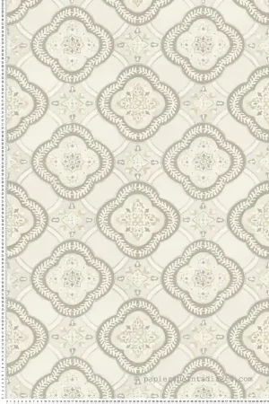 Papier peint Mosaïque beige - Greenhouse de York (Initiales) Réf. INI-GO8212 Offre Limitée