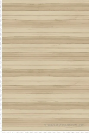 Achat Immédiat Papier peint Lamelle d‘Écorce beige chêne - Greenhouse de York (Initiales) Réf. INI-GO8261