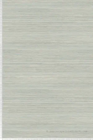 Papier peint Tissage Fontaine bleu gris - Greenhouse de York (Initiales) Réf. INI-GO8302 Produit De Marque