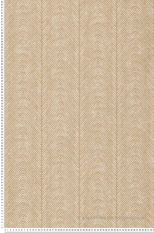 Haute Qualité Papier Peint Chevrons Ethnique ocre - Nomade d‘Ugépa Réf. UGP-M69208