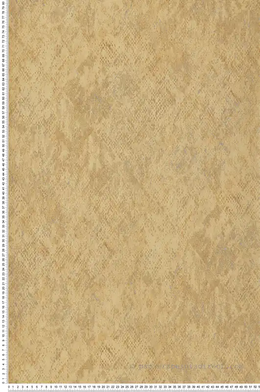 Meilleur Choix Papier Peint Faux Uni Python jaune ocre - Nomade d‘Ugépa Réf. UGP-M33402
