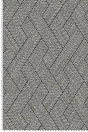 Papier peint Graphique Paille Ember gris béton - Harry de Lutèce Réf. LTC-DL26729 Achat Immédiat