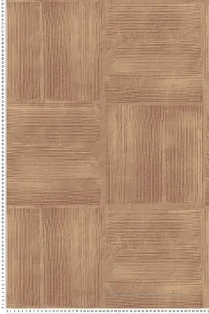 Affaire À Saisir Papier peint Plâtre Peigné Jasper terracotta - Harry de Lutèce Réf. LTC-DL26736