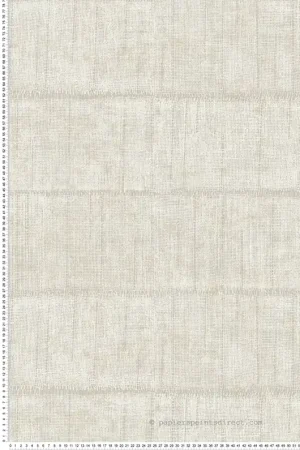 Haute Qualité Papier peint Toile de Jute Blake beige argenté - Harry de Lutèce Réf. LTC-DL26739