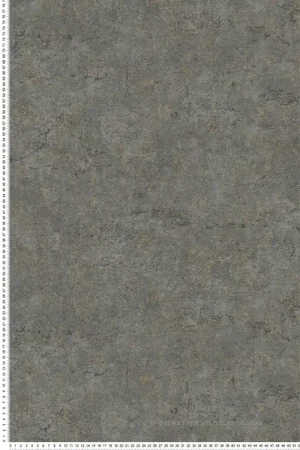 Jusqu'à Épuisement Des Stocks Papier peint Faux Uni Effet Pierre Colt anthracite doré - Harry de Lutèce Réf. LTC-DL26754