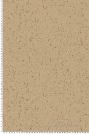 Papier peint Faux Uni Liège Callie camel doré - Harry de Lutèce Réf. LTC-DL26710 Commander Vite