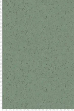 Papier peint Faux Uni Liège Callie vert sauge doré - Harry de Lutèce Réf. LTC-DL26709 Promotion