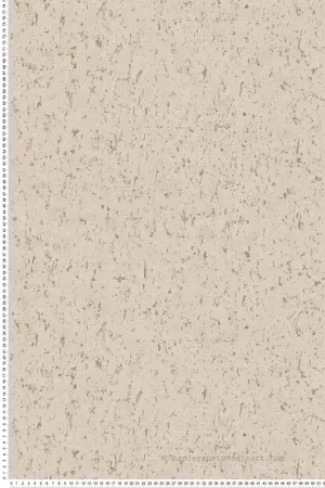 Papier peint Faux Uni Liège Callie beige doré - Harry de Lutèce Réf. LTC-DL26707 Usine Directe