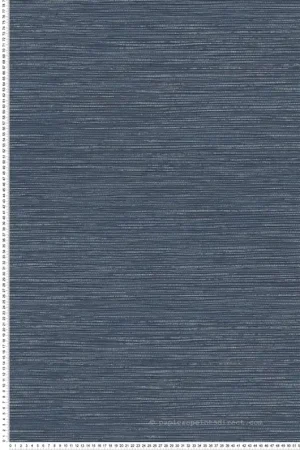 Vente Flash Papier peint Paille Japonaise Alton bleu marine - Harry de Lutèce Réf. LTC-DL26712