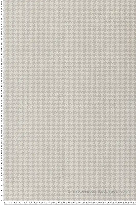 Prix Cassé Papier peint Pied de Poule beige gris clair - Scala de Montecolino Réf. MC-28862