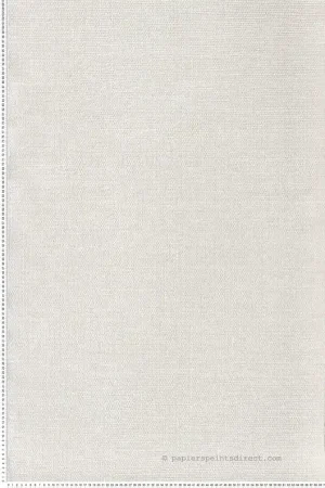 Nouvelle Collection Papier peint Faux-uni Carioca neige - Golfe du Bengale de Casamance Réf. CAS-B74250100