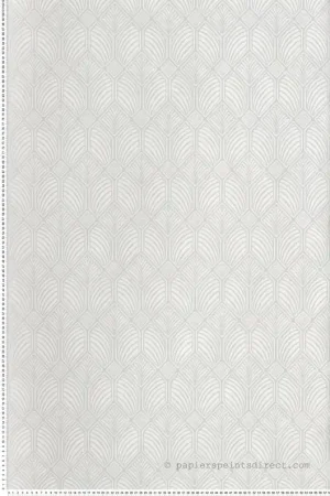 Haute Qualité Papier peint Art Déco Géométrique gris - Arts & Crafts d‘Initiales Réf. INI-AC9181