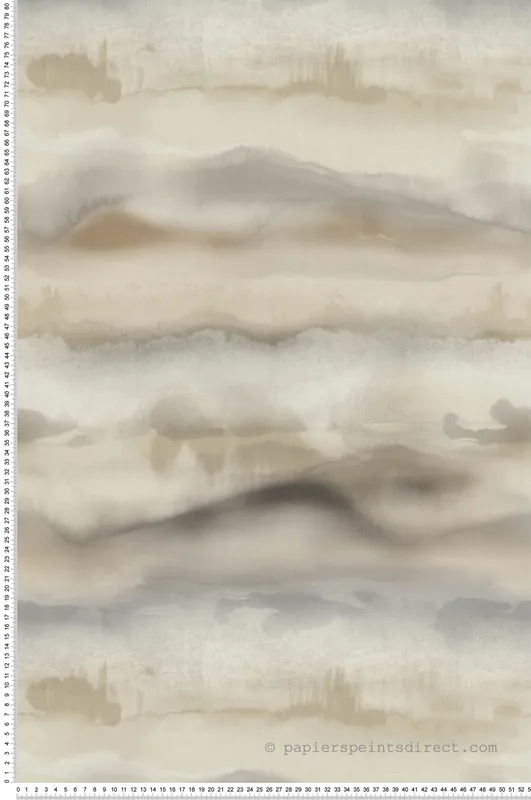 Papier peint Nuage et Brume beige et gris - Arty de Lutèce Réf. LTC-51210907 Paiement Sécurisé