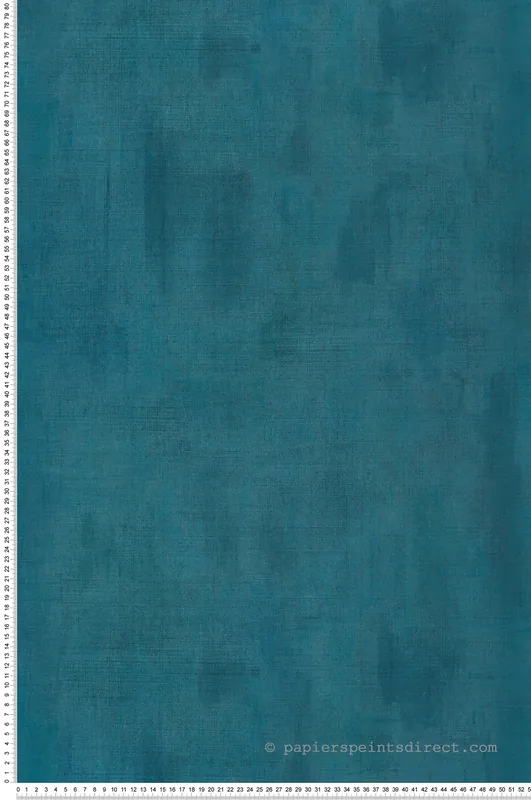 Papier peint Faux Uni Arty bleu paon - Arty de Lutèce Réf. LTC-51211211 Achat Immédiat