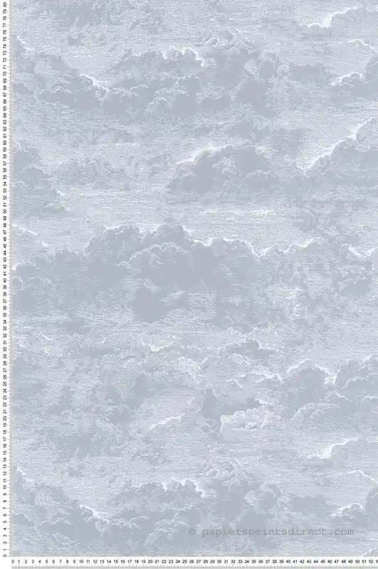 Certifié Papier peint Nuage Songe bleu - Voyage Onirique de Casadéco Réf. ONIR87276042